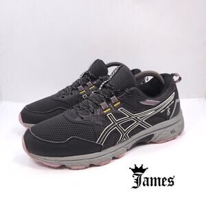 Asics Gel Venture 8 Athletic Running Shoe Womens Size 9.5 1012A708 Black Gray